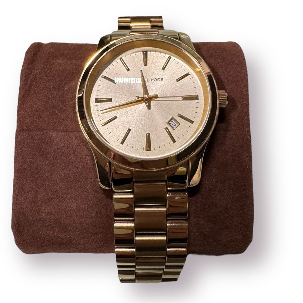 Michael Kors MK5160 Jet Set Gold Dial Gold Tone Stainless Steel Women's Watch